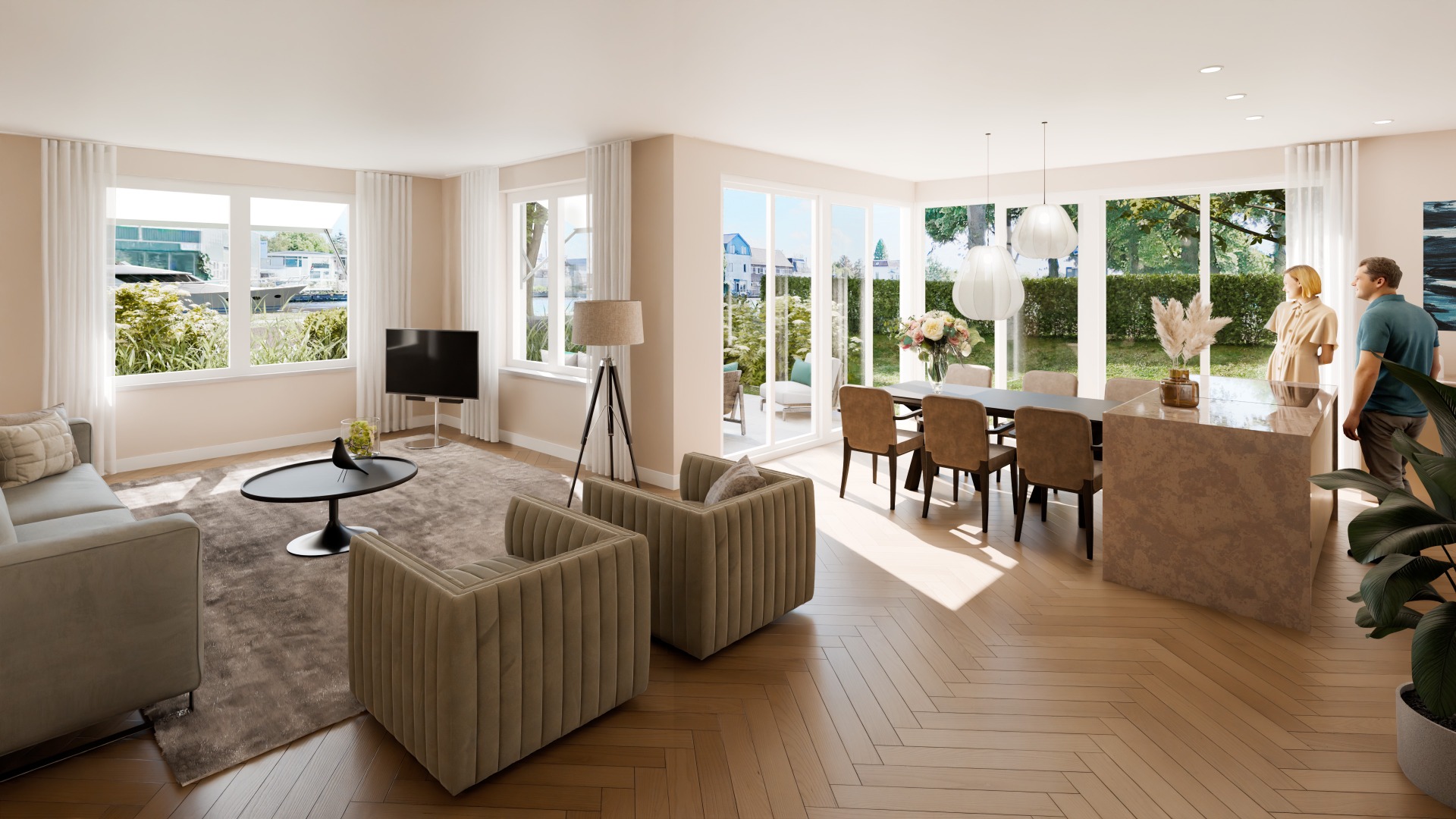 Impressie appartement I-I