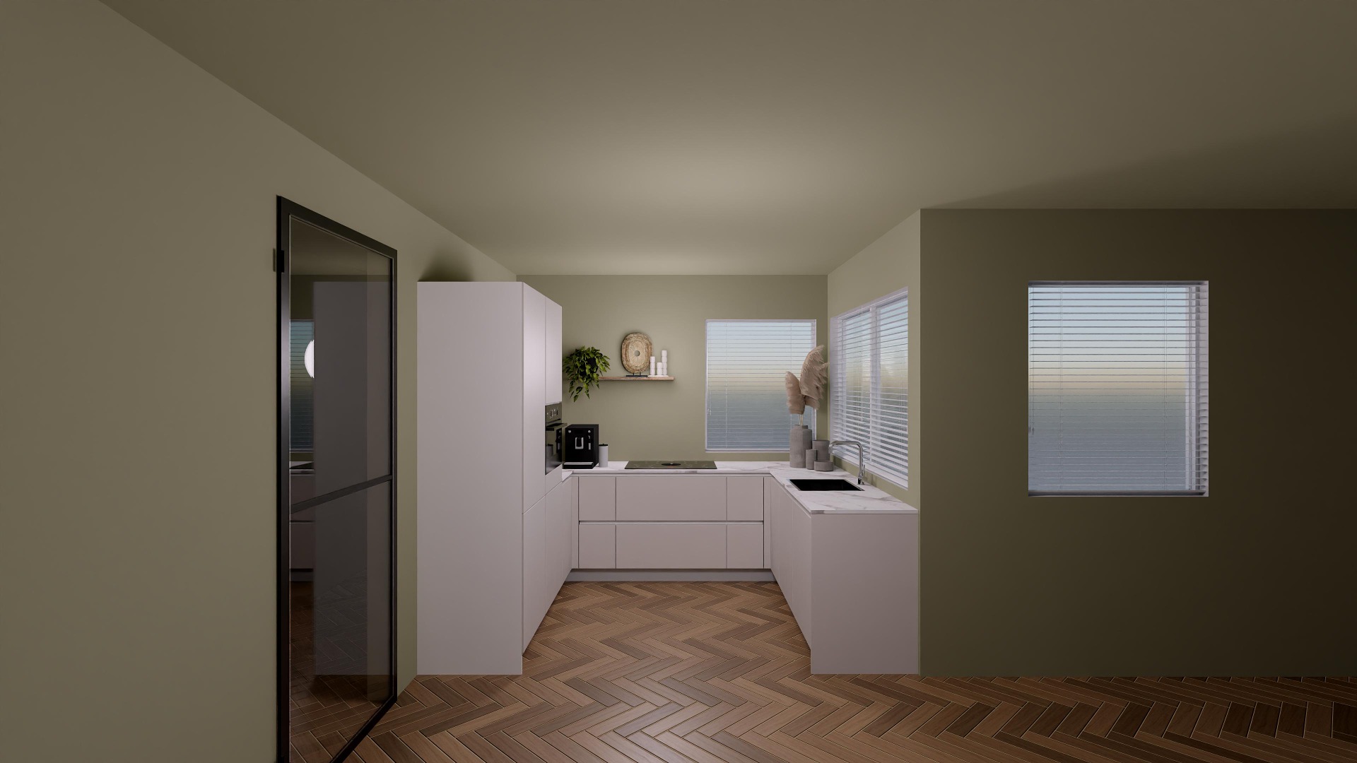 Impressie keuken app. 1-B